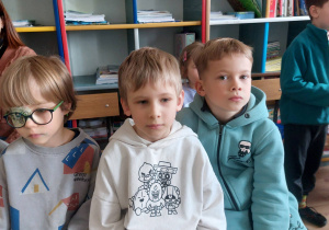 Słoneczniki podczas lekcji w SP 133.