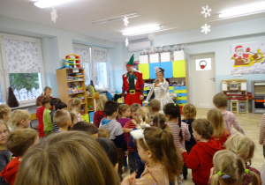 Powitanie Elfa i Śnieżynki
