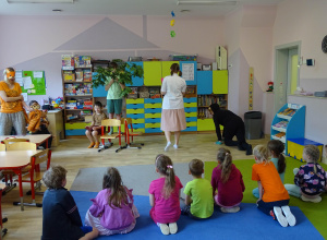 Kleksografia, Lokomotywa i Rzepka… czyli niespodzianka dla dzieci z grupy Maki.