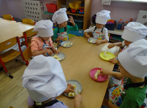 Zajęcia kulinarne w grupie Maki