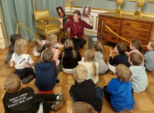 Słoneczniki w Zamku Królewskim