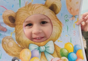 Misiowa fotobudka w grupie Niezapominjaki.