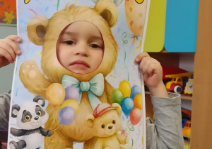 Misiowa fotobudka w grupie Niezapominjaki.