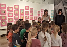 Przewodniczki opowiadają dzieciom o Ha- Gi, autorce karykatur