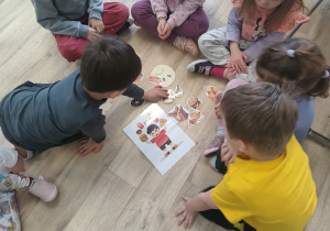 Zajęcia tematyczne w grupie Bratki.