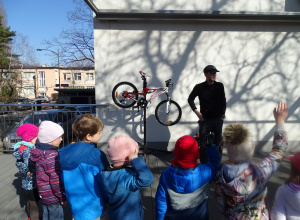 Warsztaty rowerowe w grupie Maki i Chabry